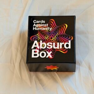Cards Against Humanity Absurd Box - Black with Multicolor Design